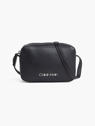 Calvin Klein Táskák & Kiegészítők HU541411 | Calvin Klein Faux Bőr Női Crossbody Táska Fekete